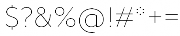 Circe Rounded Extra Light Font OTHER CHARS