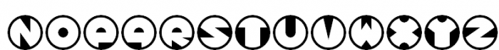 Circles One Normal Font UPPERCASE