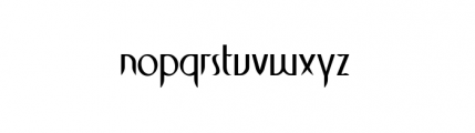 Cirrus (plain) Font LOWERCASE