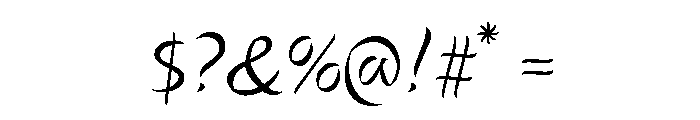Cigno Light Font OTHER CHARS