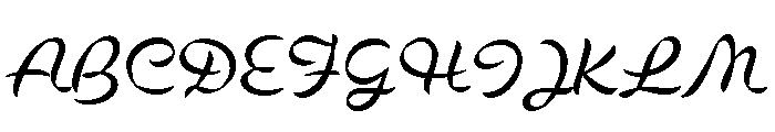 Cigno Regular Font UPPERCASE