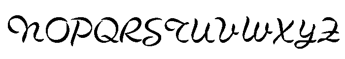 Cigno Regular Font UPPERCASE