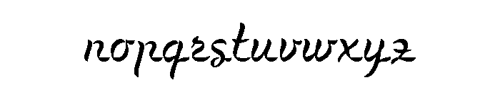 Cigno Regular Font LOWERCASE