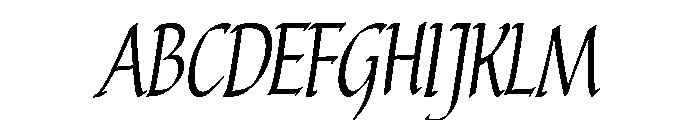 Cilati Regular Font UPPERCASE