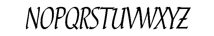 Cilati Regular Font UPPERCASE