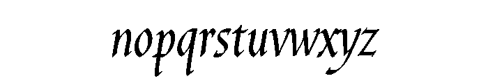 Cilati Regular Font LOWERCASE