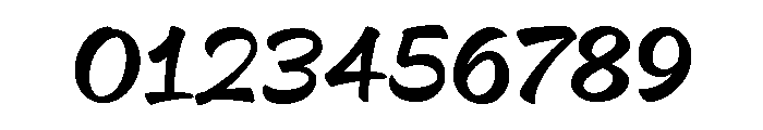Cinema Script Regular Font OTHER CHARS