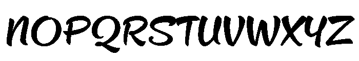 Cinema Script Regular Font UPPERCASE