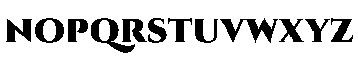 Cinzel Black Font LOWERCASE