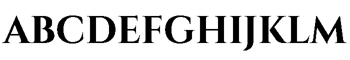 Cinzel Bold Font UPPERCASE
