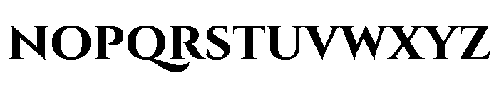 Cinzel Bold Font LOWERCASE