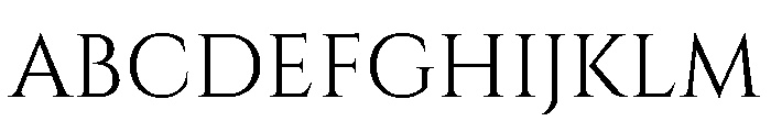 Cinzel Regular Font UPPERCASE
