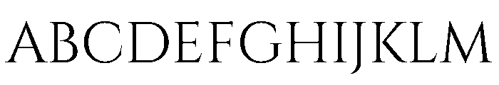 Cinzel Font UPPERCASE
