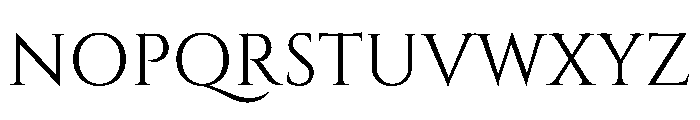 Cinzel Font UPPERCASE