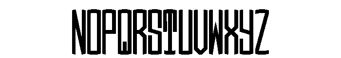 Circle Monogram Middle Font UPPERCASE