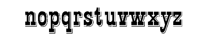 Circus Regular Font LOWERCASE