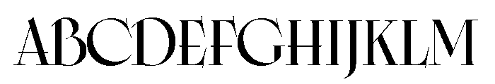 Cisne Short Bold Font UPPERCASE