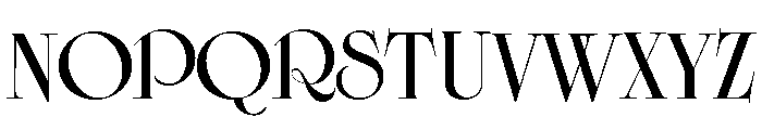Cisne Short Bold Font UPPERCASE