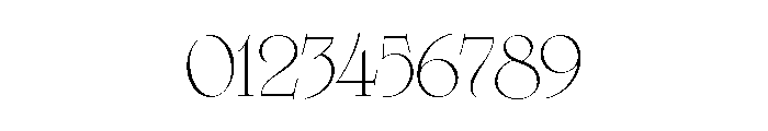Cisne Short Light Font OTHER CHARS