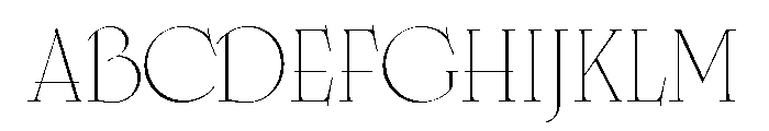 Cisne Short Light Font UPPERCASE