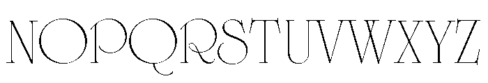 Cisne Short Light Font UPPERCASE