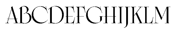 Cisne Short Medium Font UPPERCASE