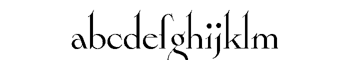 Cisne Short Medium FONT