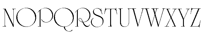 Cisne Short Regular Font UPPERCASE
