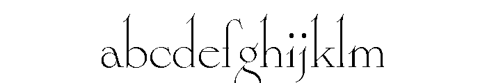 Cisne Short Regular FONT