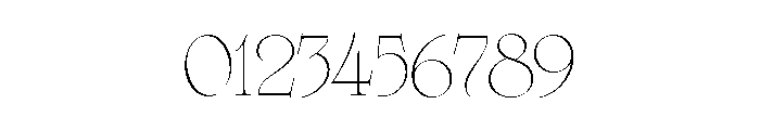Cisne Short Thin Font OTHER CHARS