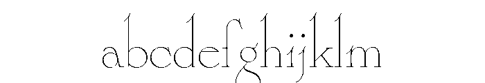 Cisne Short Thin FONT