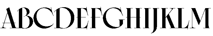 Cisne Tall Bold Font UPPERCASE