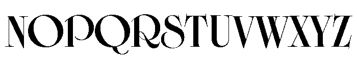 Cisne Tall Bold Font UPPERCASE