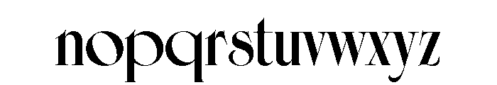 Cisne Tall Bold Font LOWERCASE