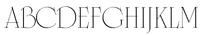 Cisne Tall Light Font UPPERCASE
