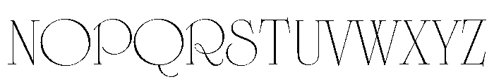 Cisne Tall Light Font UPPERCASE