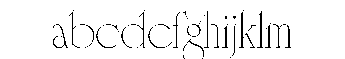 Cisne Tall Light FONT