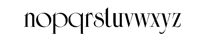 Cisne Tall Medium Font LOWERCASE