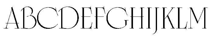 Cisne Tall Regular Font UPPERCASE