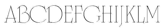 Cisne Tall Thin Font UPPERCASE