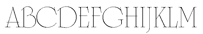 Cisne Font UPPERCASE