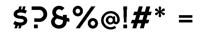 Citrine Bold Font OTHER CHARS