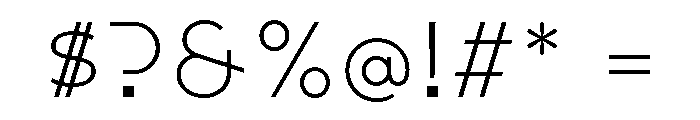 Citrine Light Font OTHER CHARS