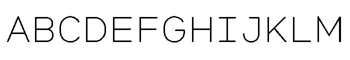 Citrine Light Font UPPERCASE