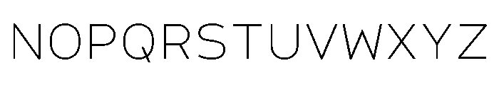 Citrine Light Font UPPERCASE