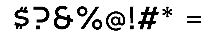 Citrine Semi Bold Font OTHER CHARS