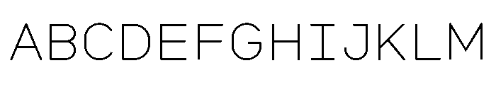 Citrine Font UPPERCASE