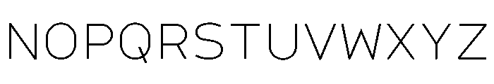 Citrine Font UPPERCASE