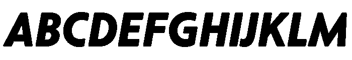 Citron Grotesque Black Italic Font UPPERCASE