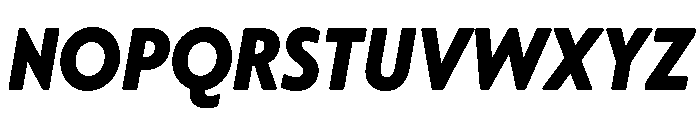 Citron Grotesque Black Italic Font UPPERCASE